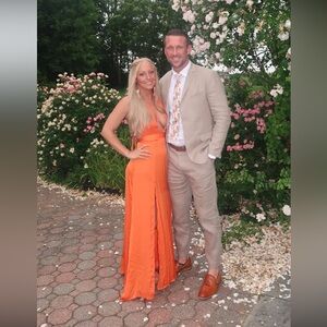 Hello Molly My Solo Debut Maxi Dress Orange